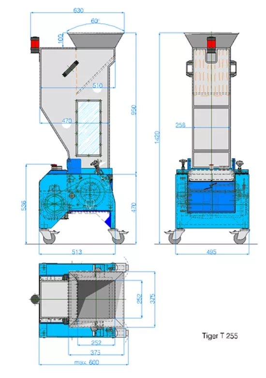 GRANULATOR TIGER T255