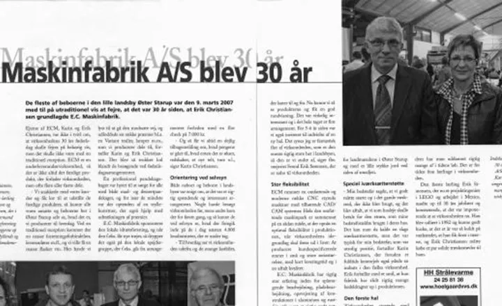 Billede af artikel fra 2007